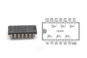 IC 7404 포괄적 인 가이드 - 진실 테이블, 용도, 장단점, 응용 프로그램, 핀아웃