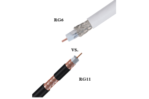 RG6과 RG11 동축 케이블의 차이