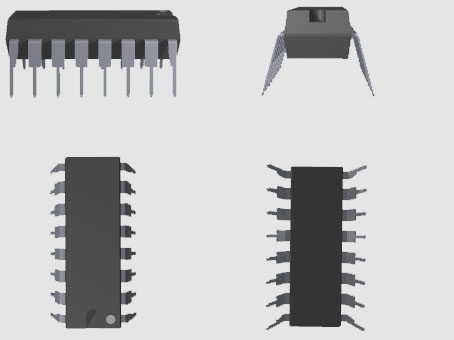 CD4511 CAD Model