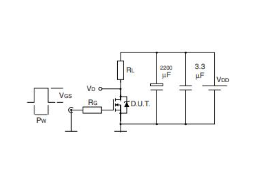 STP55NF06-Switching times test circuit for resistive load