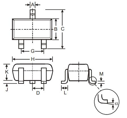 Fig 4. BAV199 Dimensions