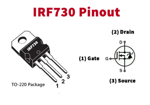 IRF730 Pinout