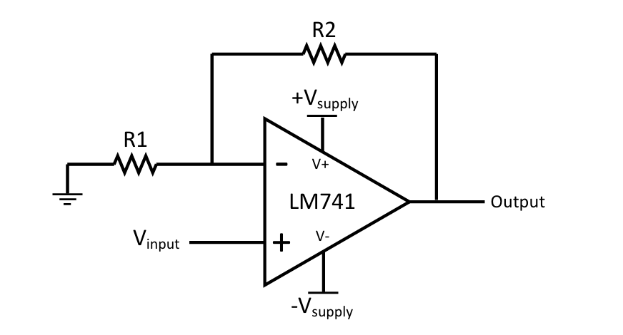 LM741 Circuit Program 