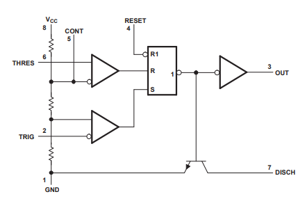 NE555 Schematic